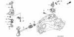 24474PK5000 - Transmission - Manual: BOOT, SHIFT LEVER for Honda Image