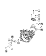 6106243AA - C510; 5-Speed; Manual Transaxle: Hex Flange Head Bolt for Mopar Image