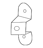 10281372 - Body: Rear Body Panel Bracket for Cadillac: XLR Image