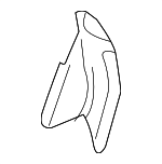 10262081 - Body: Upper Tie Bar Upper Extension for Cadillac: XLR | Chevrolet: Corvette Image