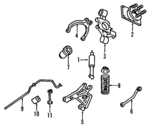22400526 - Suspension: Shock Absorber for Cadillac: DeVille, Eldorado, Seville Image