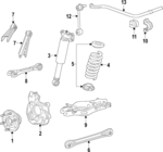 5601047 - Suspension: ACDelcoâ„¢ Shock Absorber for GM Image image