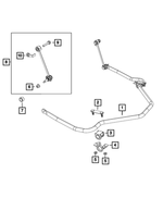 68160330AA - Rear Suspension: Rear Suspension Stabilizer Bar for Ram: 3500 Image