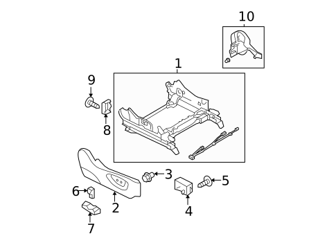 Tracks & Components for 2006 Subaru Legacy #0