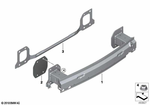 51127441145 - : Carrier, Bumper Rear for BMW Image