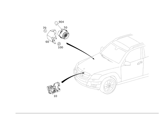 2105402181 - Electrical System: Coupling, Mechanical for Mercedes-Benz Image image