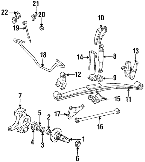 Suspension Components for 1993 Ford F-350 #2