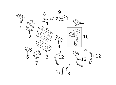 Sensors for 2009 Kia Rondo #0