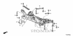 957010801808 - Body/Air Conditioning: BOLT, FLANGE (8X18) for Honda Image