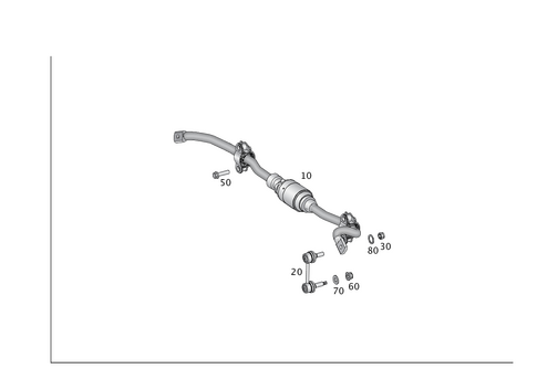 Rear Torsion Bar for 2016 Mercedes-Benz GLE550e #0