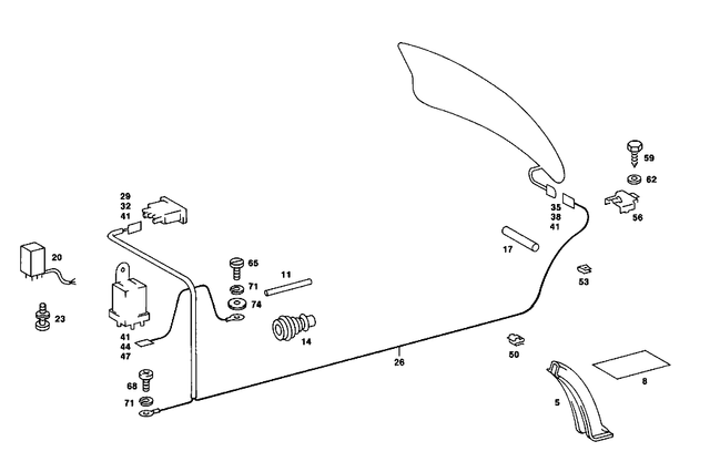 1078210297 - : Hose for Mercedes-Benz Image