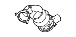 T2H1362 - Exhaust: Catalytic Converter for Jaguar Image