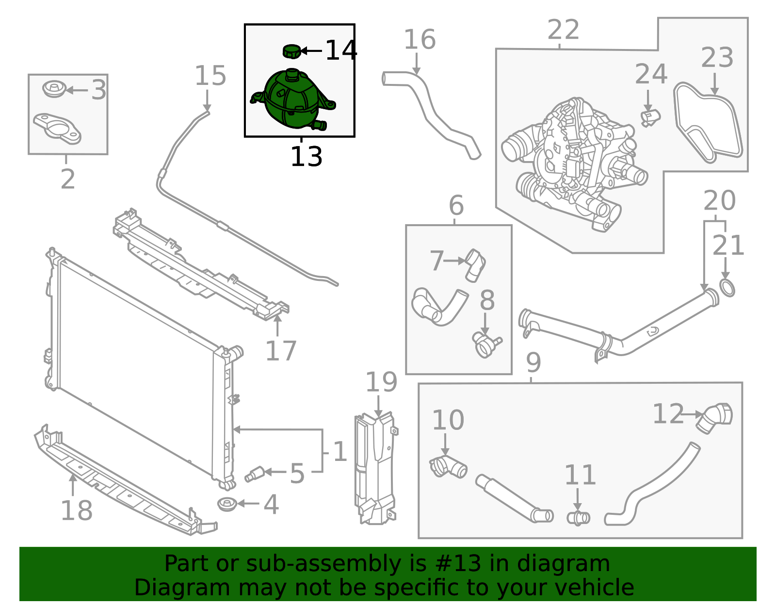 Engine Coolant Reservoir 25430-R5000 | OEM Parts Online