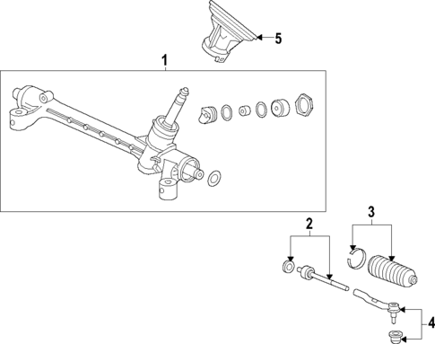 Steering Gear & Linkage for 2018 Honda Pilot #1