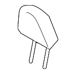 64061AN06ASG - Body: Headrest for Subaru: Legacy, Outback Image