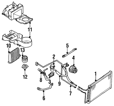 Blower Motor & Fan for 1996 Chevrolet Impala #0