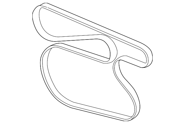 11288477787 2009-2013 BMW X5 Serpentine Belt (11-28-8-477-787