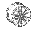 80A601025AC - : Wheel, Alloy for Audi: Q5, Q5 PHEV, SQ5 Image