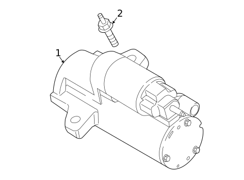 Starter for 2021 Ford Edge #1