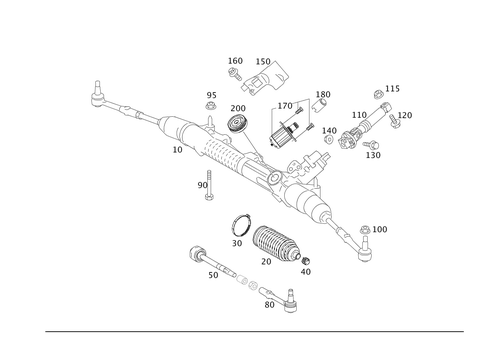 Steering Gear and Steering Linkage for 2012 Mercedes-Benz CL63 AMG #0