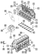 R8229035AB - 6.7L Turbo Diesel; Engine: Short Block Engine for Mopar Image