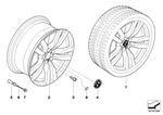 36116790606 - : Wheel, Alloy for BMW Image