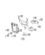 6104708AA - Electrical: Hex Nut for Mopar Image