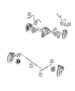 68612989AB - Electrical: Anti-Lock Brakes Sensor Kit, Right for Ram: 1500 Classic Image