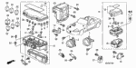 38212SM4003 - Electrical/Exhaust/Heater/Fuel: FUSE, BLOCK (40A) for Honda Image