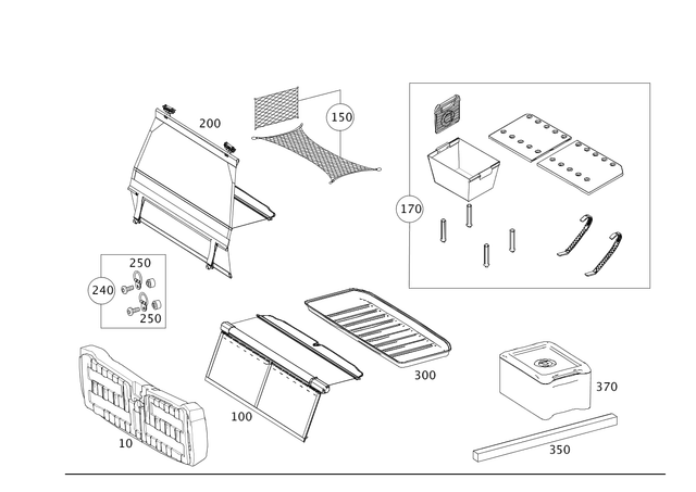 4518600174 - Luggage/Load Compartment Equipment: Luggage Net for Smart Image