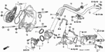 19500PNA000 - Engine: JOINT, TUBE for Honda Image