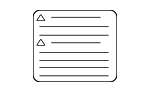 81329J6000 - Body: Caution Label for Hyundai Image