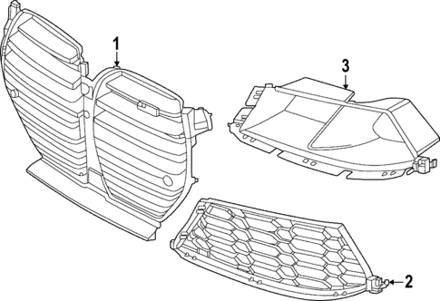 Grille & Components for 2023 BMW M3 #0