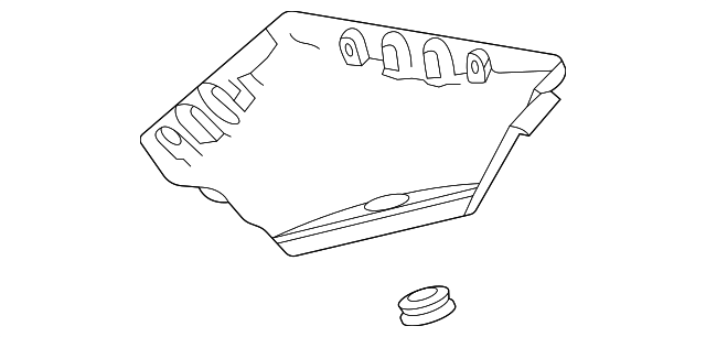 Driver Side Auxiliary Radiator Bracket 84230534 | OEM Parts Online