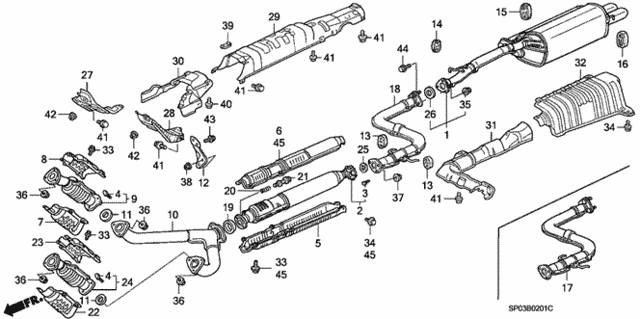 Exhaust Pipe for 1995 Acura Legend #0