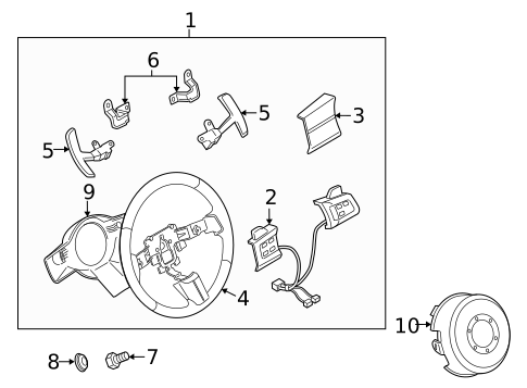 Steering Wheel & Trim for 2010 Mazda MX-5 Miata #0