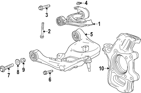 Rear Suspension for 2025 Cadillac ESCALADE IQ #0