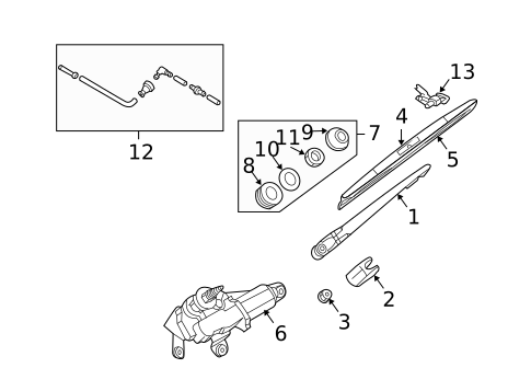 Wipers for 2003 INFINITI FX45 #1