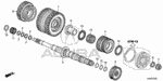 22650RT4013 - Transmission - Automatic: CLUTCH ASSY., THIRD &amp; SIXTH for Acura Image
