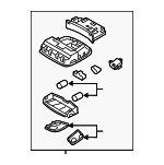 928104R000TX - : Map Lamp Assembly for Hyundai Image