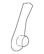 87610EA002 - Body: Lever for Nissan: Frontier, Pathfinder, Xterra Image