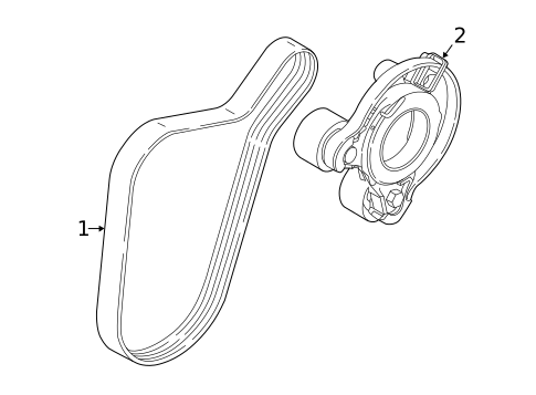 Belts & Pulleys for 2019 BMW i8 #0