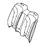 2179205103 - Body: Seat Back Cushion for Mercedes-Benz Image