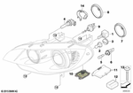 63217217509 - Lighting: Bulb Xenon Light with Ignition Element for BMW Image