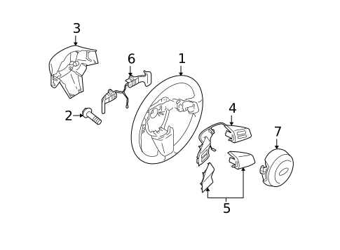 Steering Wheel & Trim for 2011 Subaru Legacy #0