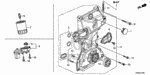 90009RNAA00 - Engine: BOLT, SPECIAL (8X65) for Honda Image