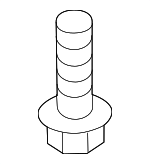 N10710501 - Body: Armrest Pad Bolt for Audi: A6 allroad, A6 Quattro, A7 Sportback, RS6 Avant, RS7 Sportback, S6, S7 Sportback Image