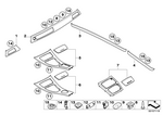 51416958239 - : Decor Strip, Left Doors for BMW Image