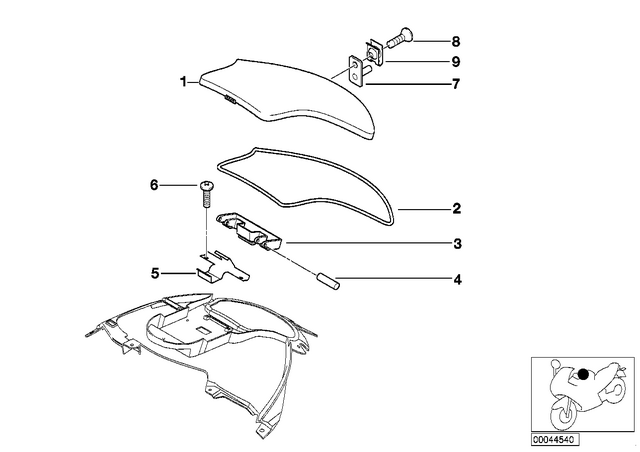 46632309571 - : Pin for BMW-Motorrad Image
