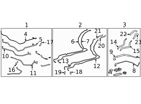 Rear AC Lines for 2025 Toyota Sienna #0